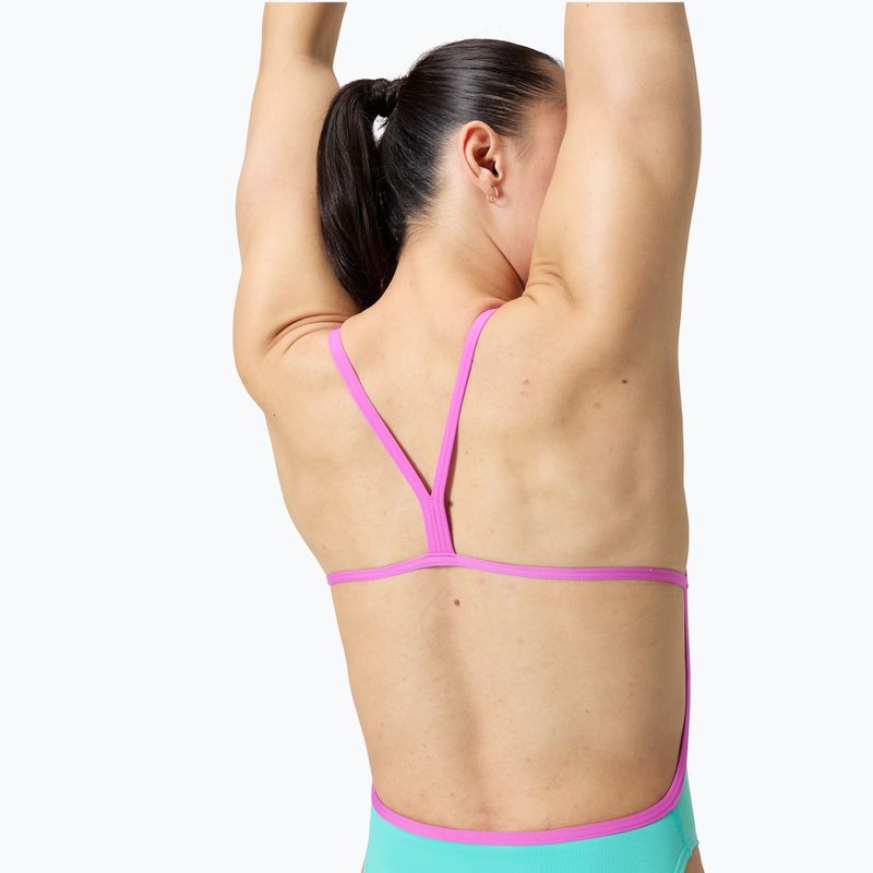 Speedo Solid Vback arctic glass дамски бански от една част 5