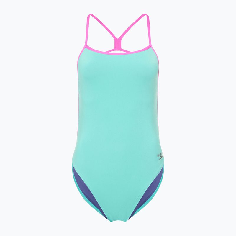 Speedo Solid Vback arctic glass дамски бански от една част