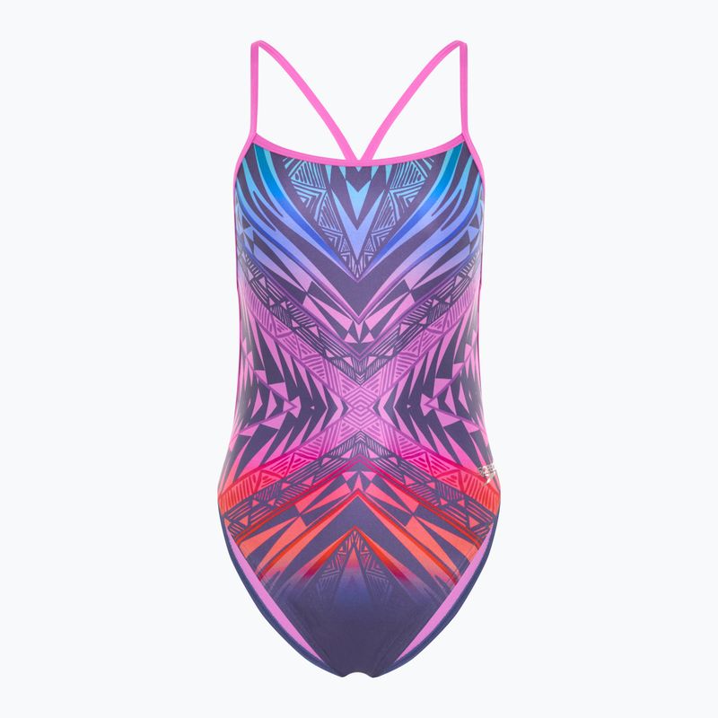 Speedo Placement Digital Vback balance blend/hapuna blue дамски бански от една част