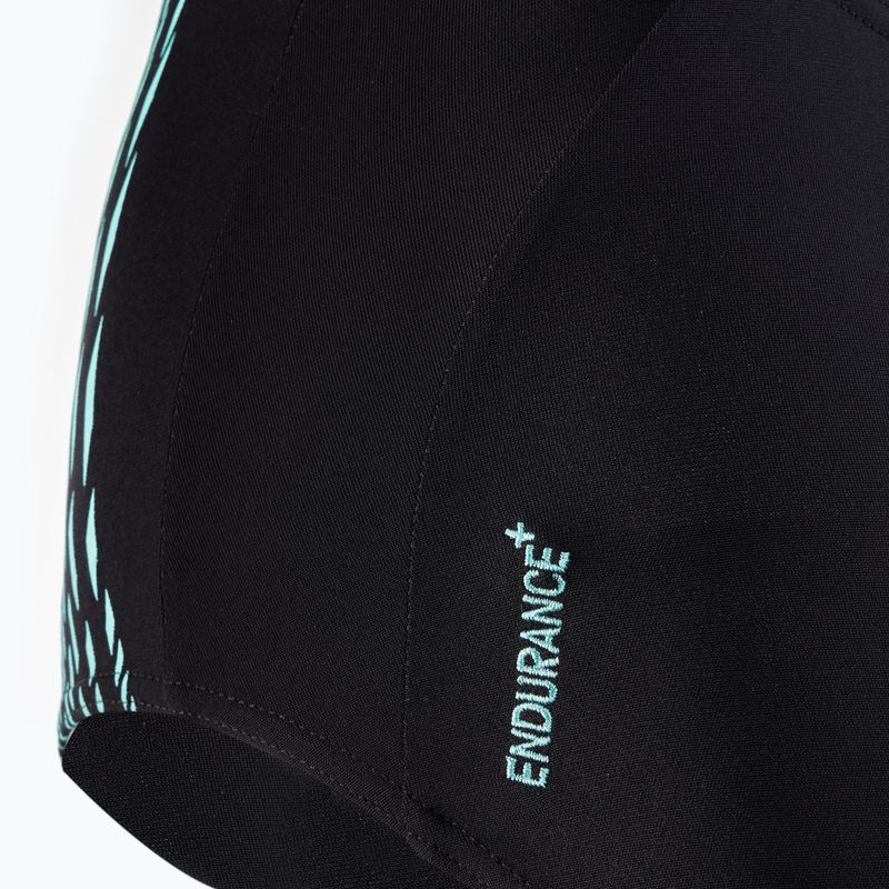 Speedo Placement Muscleback хипер жълт бански от една част 4
