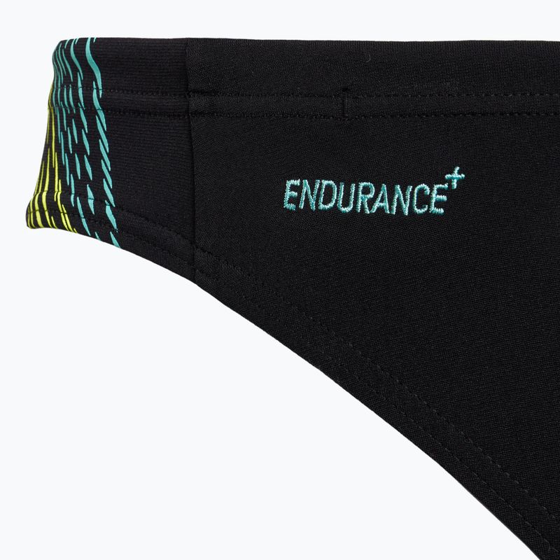 Speedo Placement хипер жълт дамски бански костюм от две части 4
