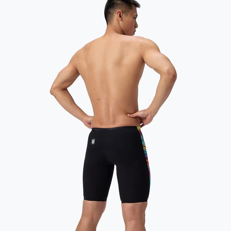 Мъжки шорти за плуване тип клин Speedo Fastskin LZR Pure Valor 2.0 Jammer molten black/molten blur 3