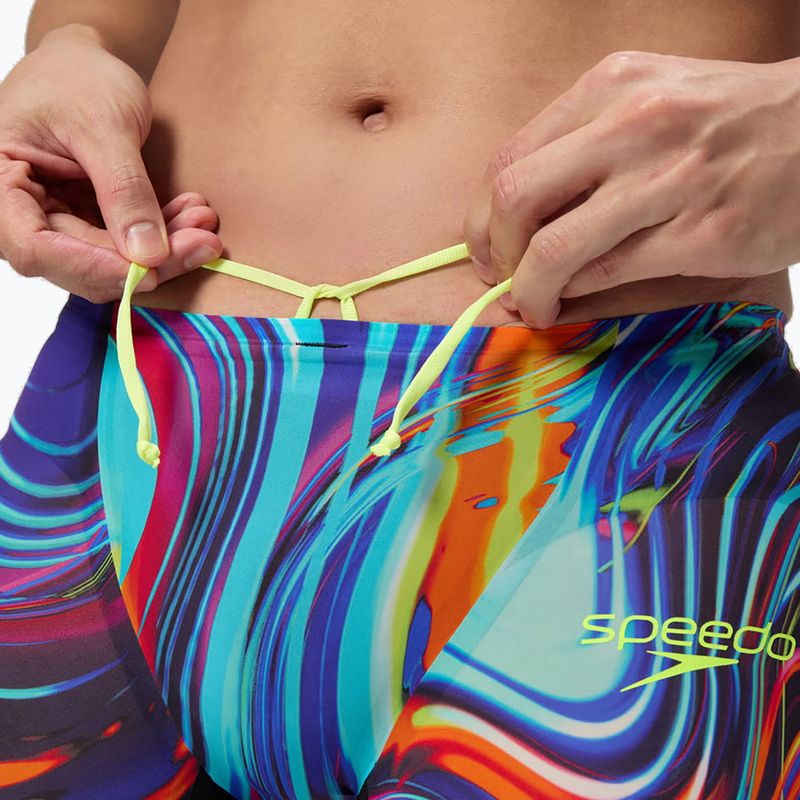 Мъжки шорти за плуване тип клин Speedo Fastskin LZR Pure Valor 2.0 Jammer molten black/molten blur 6