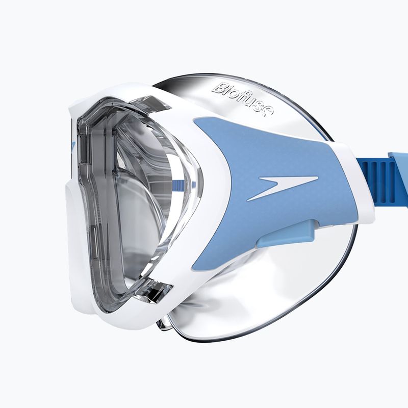 Маска за плуване Speedo Biofuse 2.0 white / clear 4