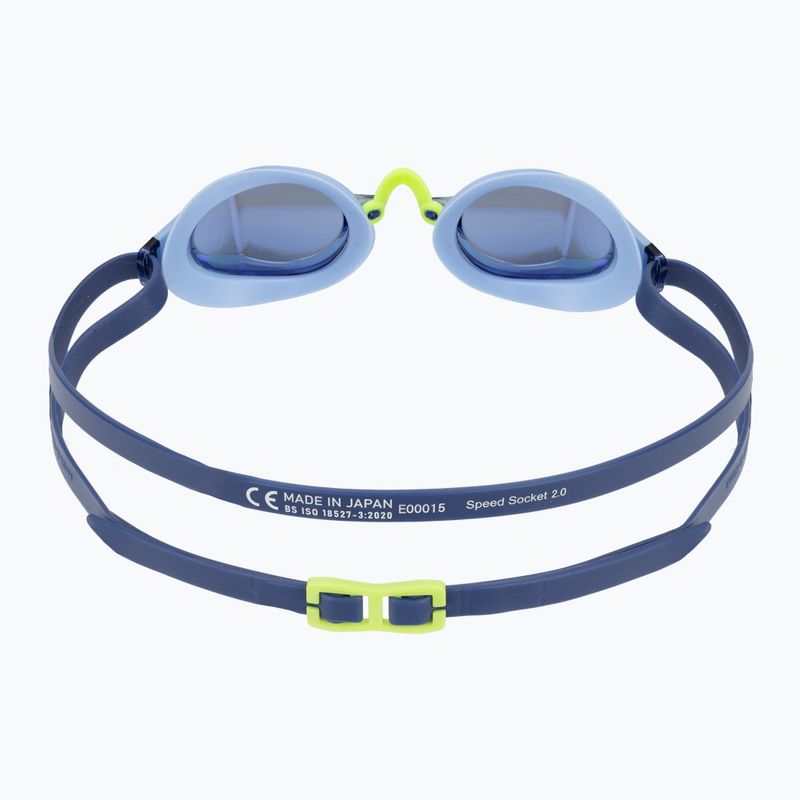 Очила за плуване Speedo Fastskin Speedsocket 2 Mirror sugar blue / celeste / iris mirror 4