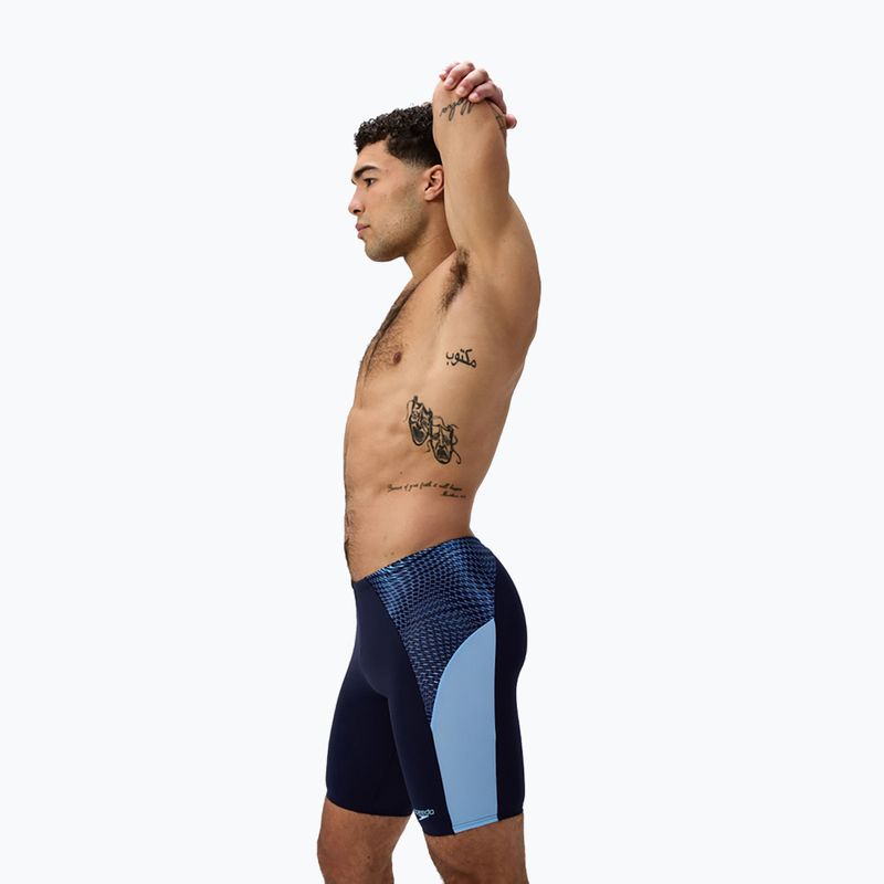 Мъжки шорти за плуване тип клин Speedo Endurance+ MAX Splice Jammer navy/sugar blue 4
