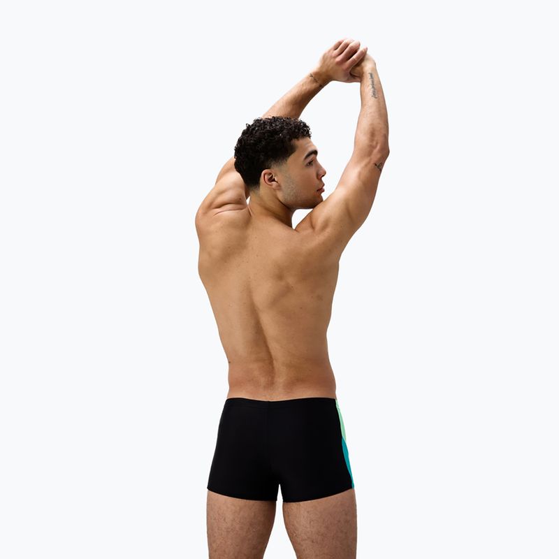 Мъжки боксерки за плуване Speedo Dive Aquashort black/turquoise gem 3