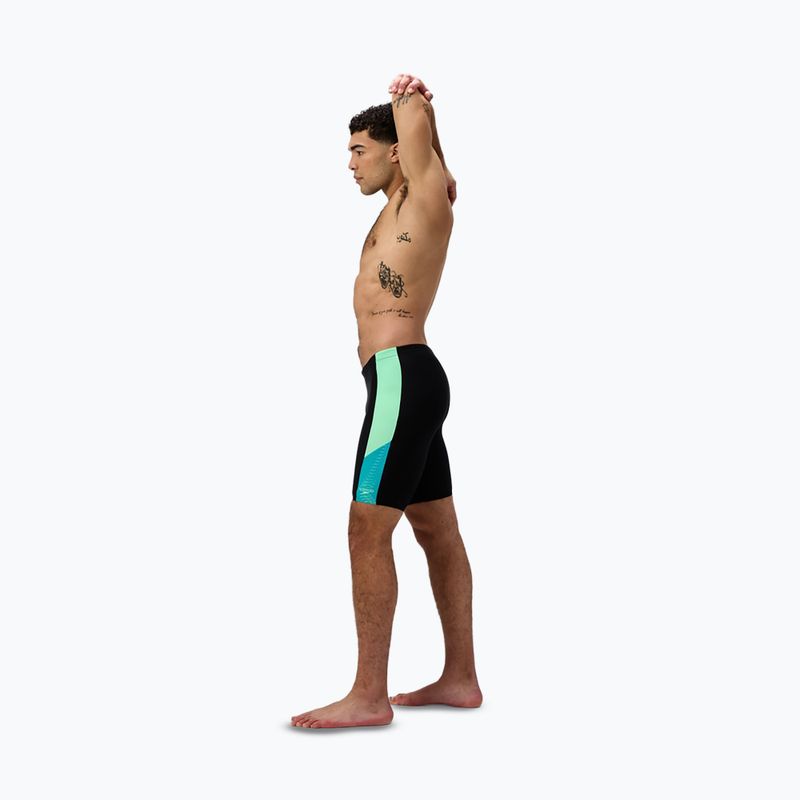 Мъжки шорти за плуване тип клин Speedo Dive Jammer black/turquoise gem 2