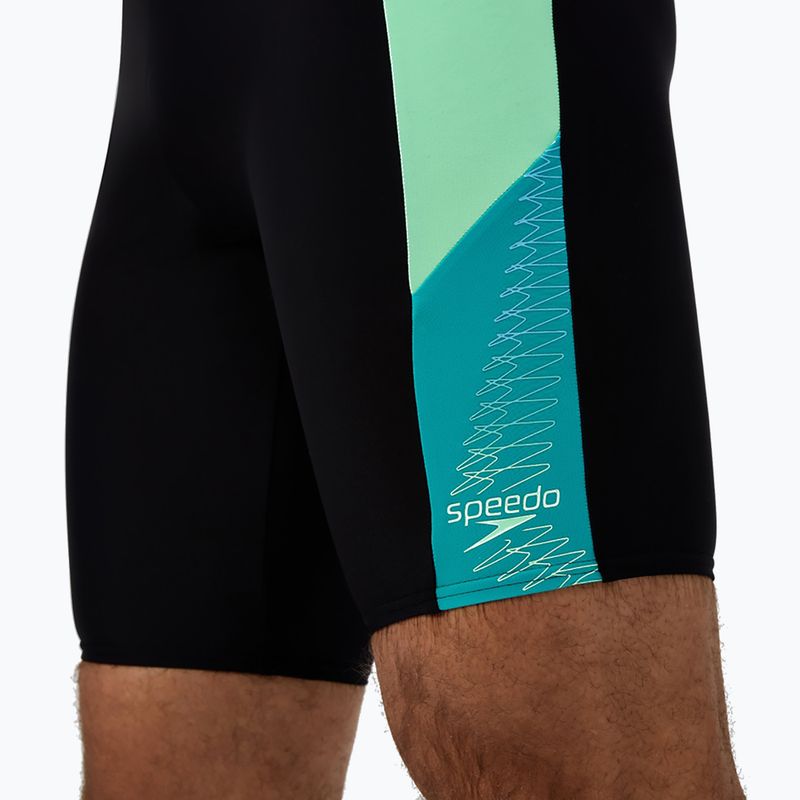 Мъжки шорти за плуване тип клин Speedo Dive Jammer black/turquoise gem 5