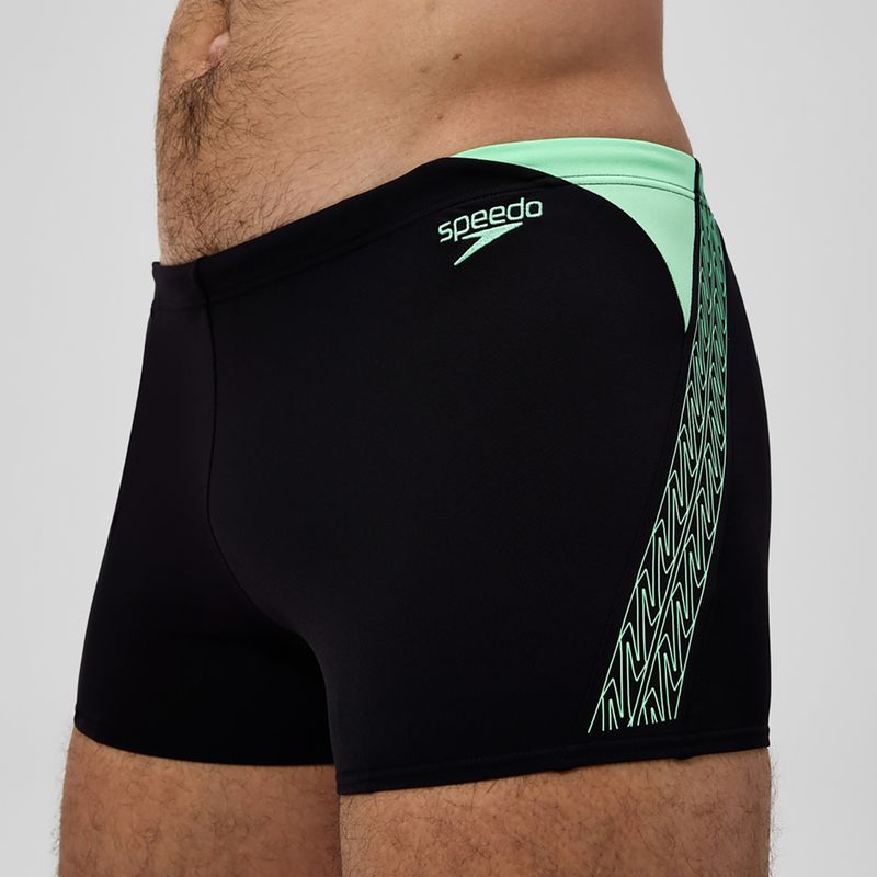 Мъжки боксерки за плуване Speedo Hyper Boom Splice black/alfalfa green 5