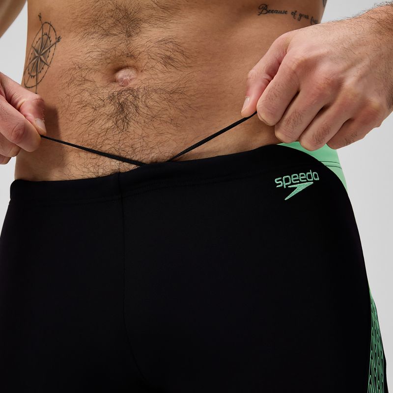 Мъжки боксерки за плуване Speedo Hyper Boom Splice black/alfalfa green 6