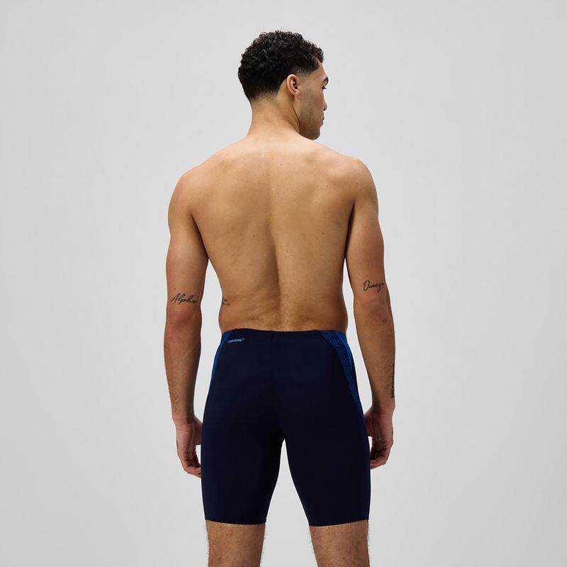 Мъжки шорти за плуване тип клин Speedo Hyper Boom Splice peacoat/lagoon blue 3