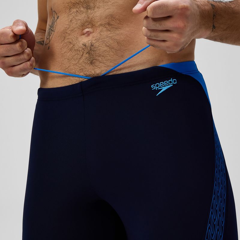 Мъжки шорти за плуване тип клин Speedo Hyper Boom Splice peacoat/lagoon blue 6