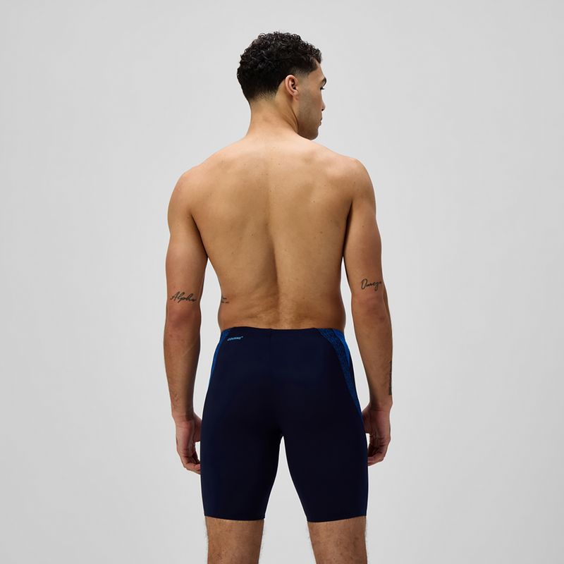 Мъжки шорти за плуване тип клин Speedo Hyper Boom Splice grey lead/neon coral 3