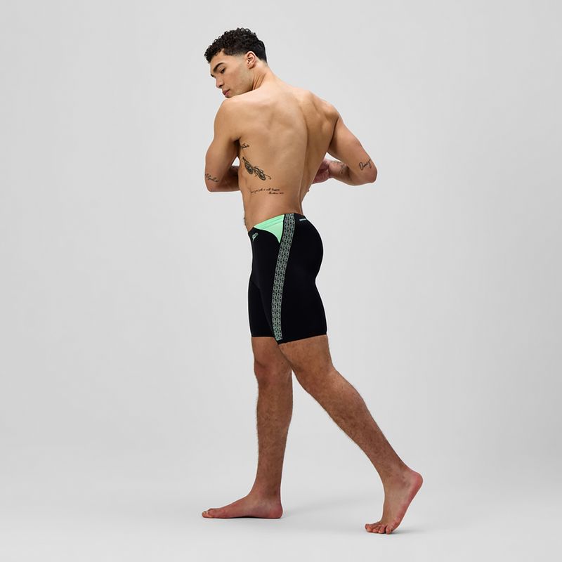 Мъжки шорти за плуване тип клин Speedo Hyper Boom Splice black/alfalfa green 2