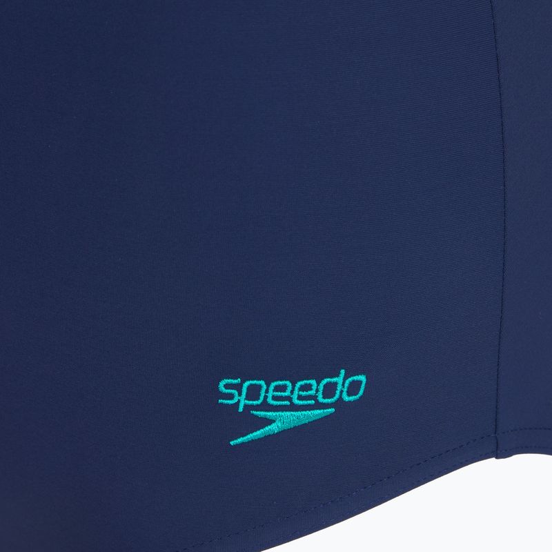 Дамски цял бански костюм Speedo Shaping Contour Eclipse Printed turquoise gem 3