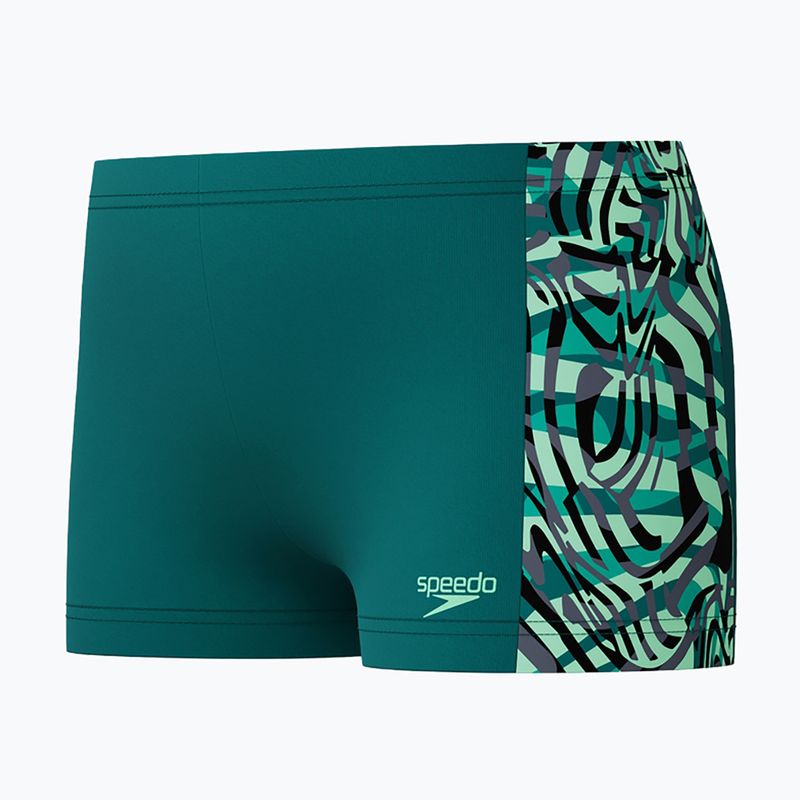 Детски боксерки за плуване Speedo Digital Panel Aquashort deep emerald 3