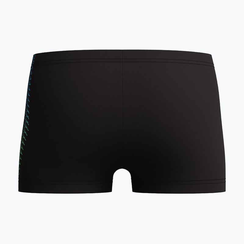 Детски боксерки за плуване Speedo Plastisol Placement Aquashort black/alfalfa green 2