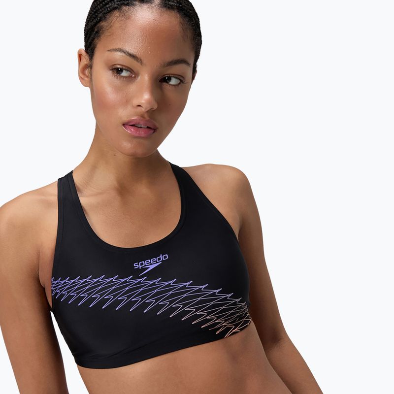 Дамски бански костюм от две части Speedo Placement 2pc set bright peach 5