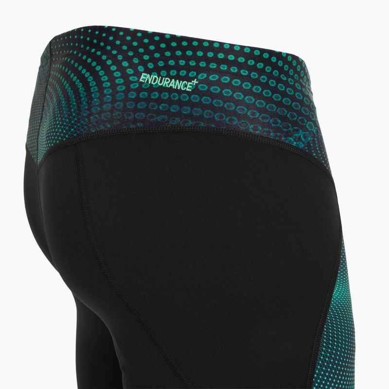 Мъжки шорти за плуване тип клин Speedo Endurance+ Max Compression Jammer black/turquoise gem 4