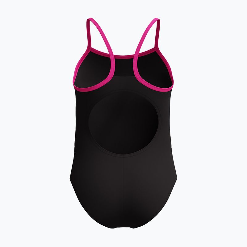 Детски цял бански костюм Speedo Platisol Placement Thinstrap Muscleback flare pink 2