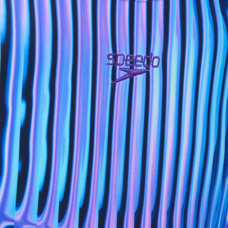 Детски цял бански костюм Speedo Digital Allover Splashback indigo glow 3