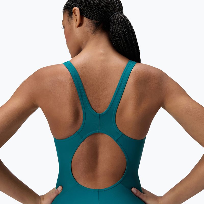 Дамски цял бански костюм Speedo Colourblock 2.0 deep emerald 6