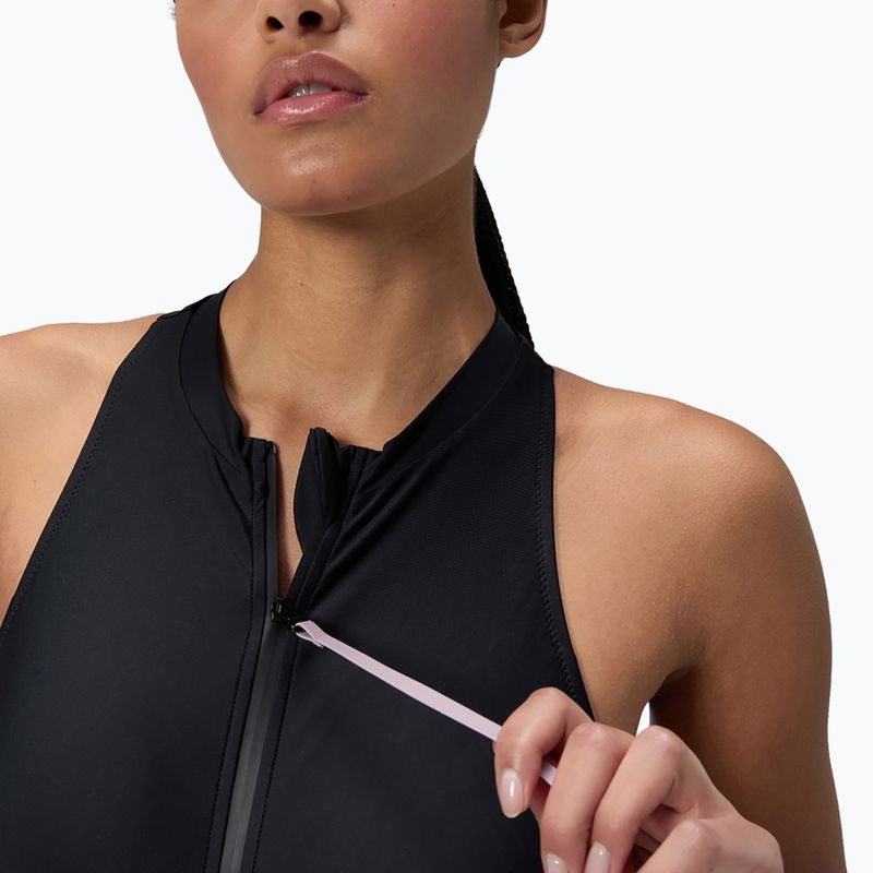 Дамски цял бански костюм Speedo Zip Colorblock anthracite 6