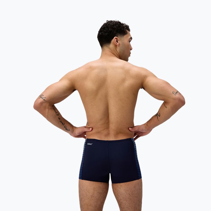Мъжки боксерки за плуване Speedo Endurance+ Tech Panel Aquashort navy/sugar blue 3