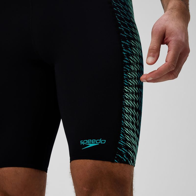 Мъжки шорти за плуване тип клин Speedo Endurance+ Tech Panel Jammer black/turquoise gem 6