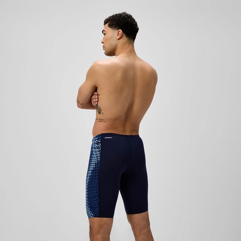 Мъжки шорти за плуване тип клин Speedo Endurance+ Tech Panel Jammer navy/sugar blue 3
