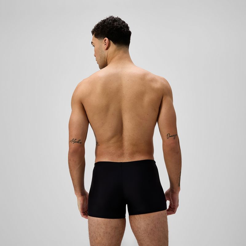 Мъжки боксерки за плуване Speedo Medley Logo Aquashort black/alfalfa green 3