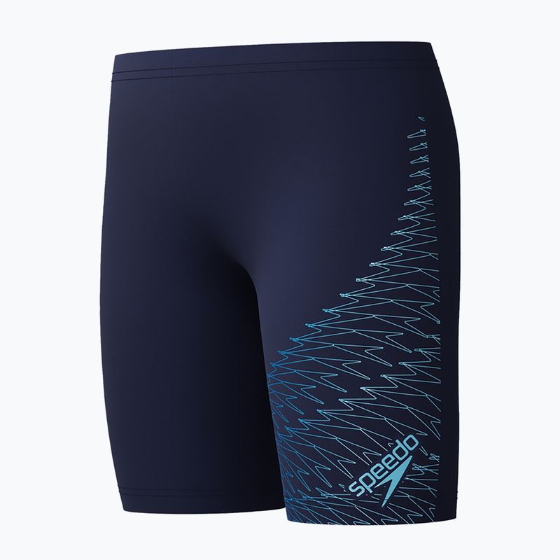 Детски шорти за плуване тип клин Speedo Medley Logo peacoat/sugar blue 3