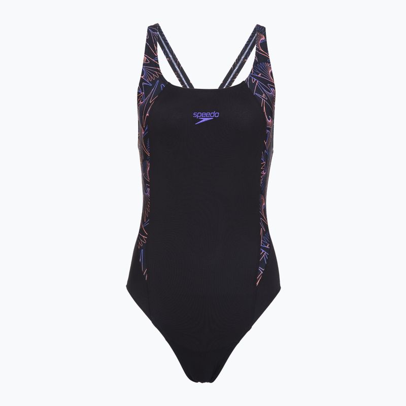 Дамски цял бански костюм Speedo HyperBoom Splice Muscleback bright peach