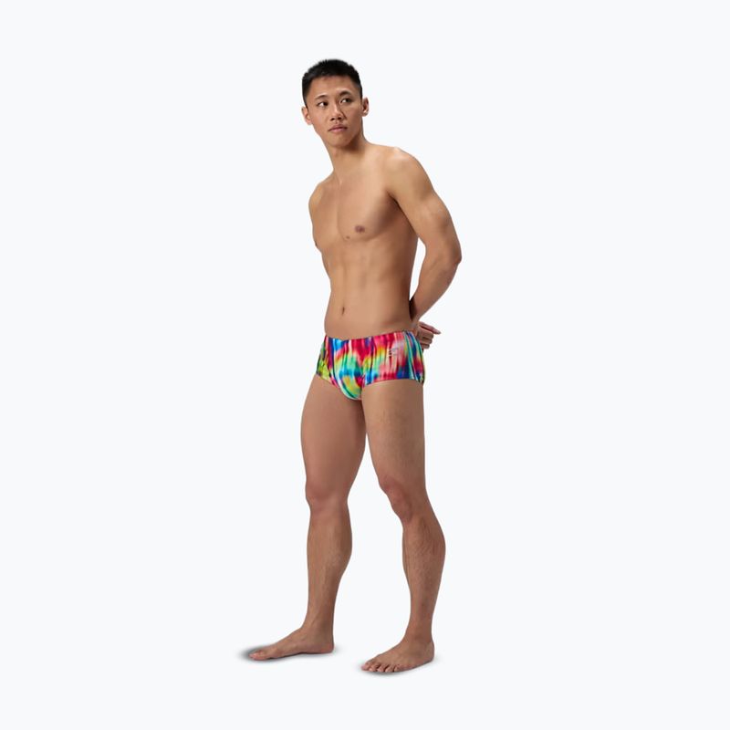 Мъжки боксерки за плуване Speedo Printed 13.5 cm Brief prismatic paradise/ruby 2