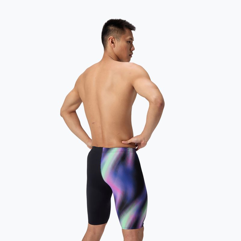 Мъжки шорти за плуване тип клин Speedo ML One-Leg Printed blurry glass/black 3