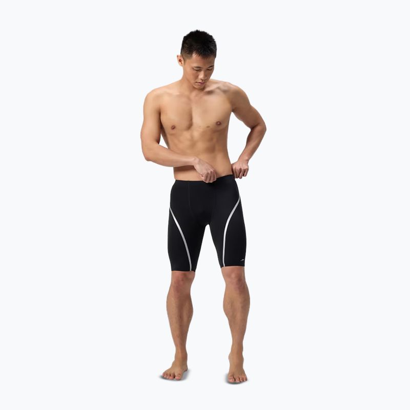 Мъжки шорти за плуване тип клин Speedo Movement Jammer black/silver 2