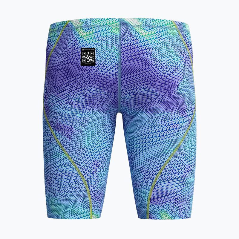 Мъжки шорти за плуване тип клин Speedo Fastskin HyperSpark Printed Jammer under current/sugar blue 2