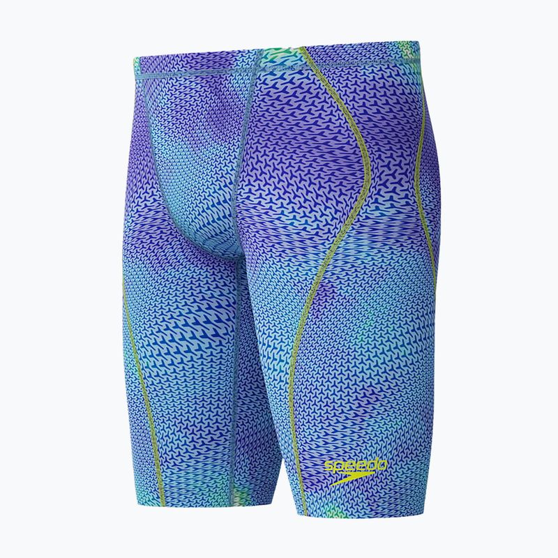 Мъжки шорти за плуване тип клин Speedo Fastskin HyperSpark Printed Jammer under current/sugar blue 3