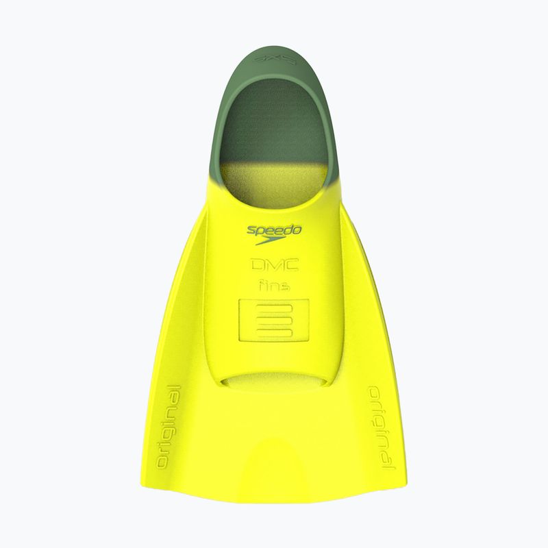 Плавници за плуване Speedo DMC Original hyper yellow/olive 2