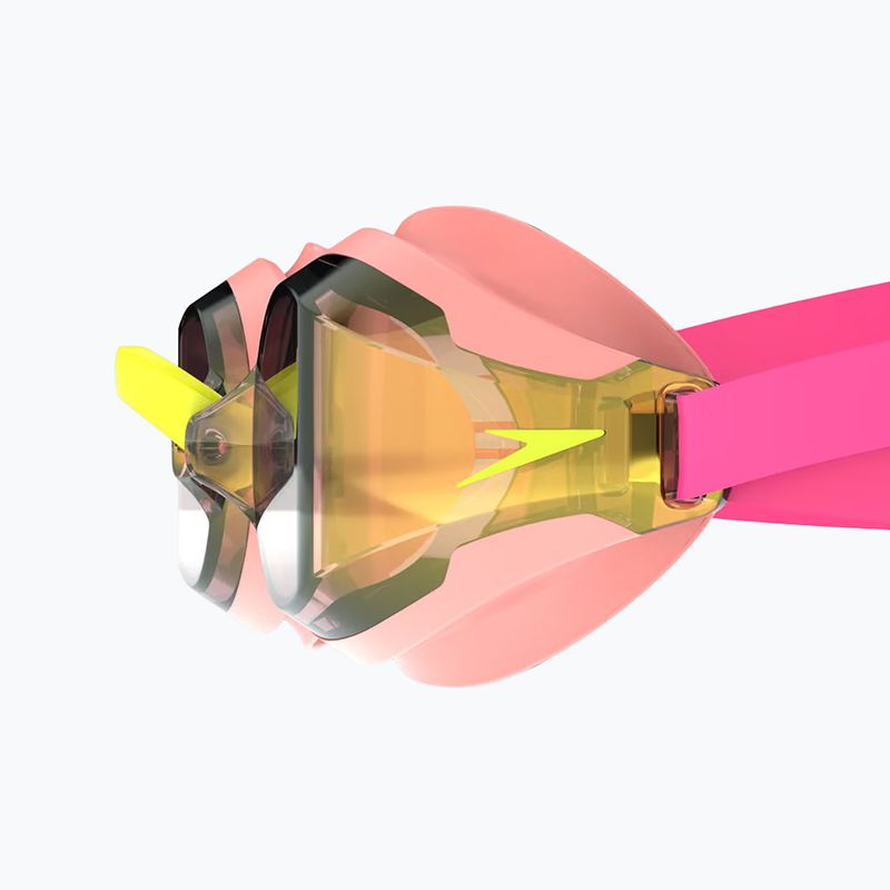 Очила за плуване Speedo Fastskin Speedsocket 2 Mirror neon melon/vermillion/gold mirror 3
