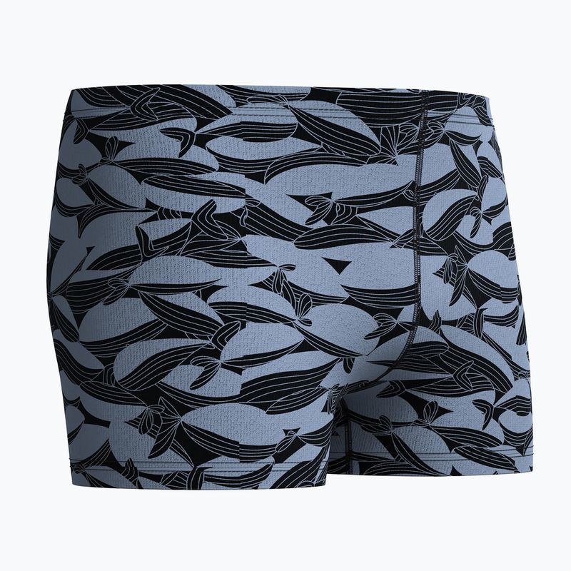 Мъжки бански боксери  Speedo Print Beachstar Square Leg Anthracite/Coin Grey 6