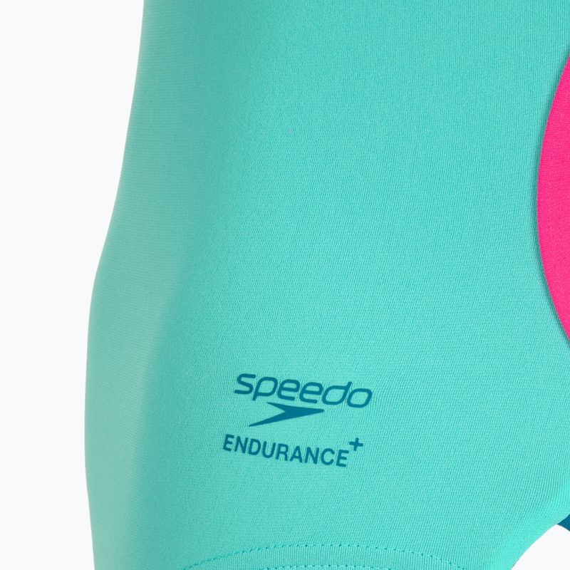 Дамски цял бански костюм Speedo Solid Tri aqua breeze 3