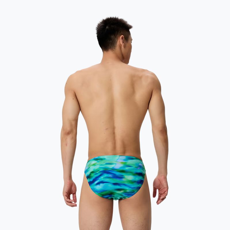 Мъжки боксерки за плуване Speedo Printed Brief sunset grove/green 2