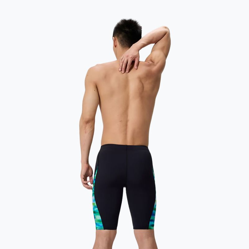 Мъжки шорти за плуване тип клин Speedo Printed Side Spliced sunset grove/black 2