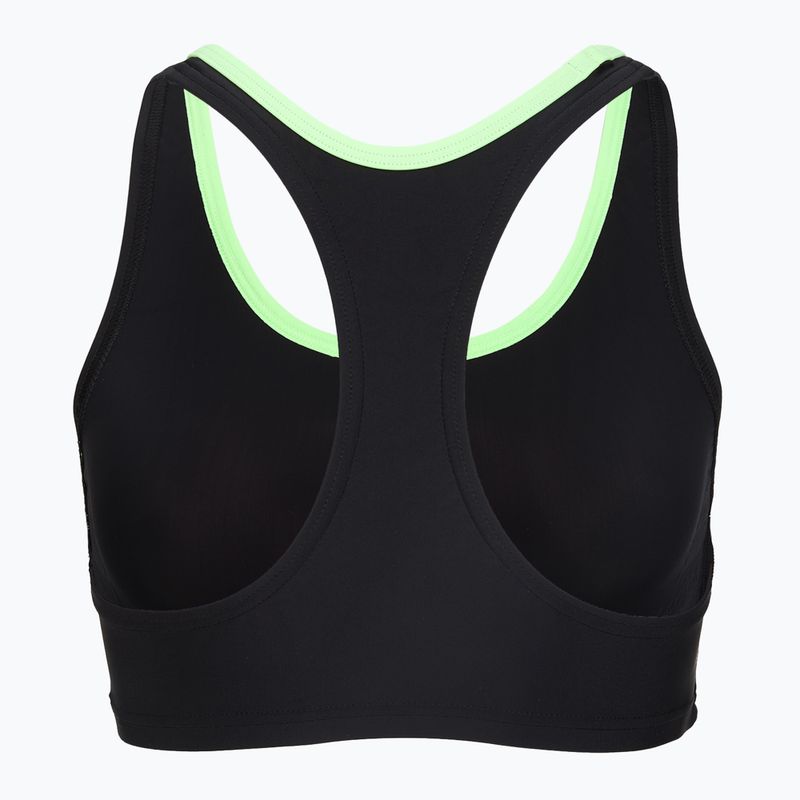 Дамски бански костюм от две части Speedo Placement Raceback 2pc anthracite/clover 4
