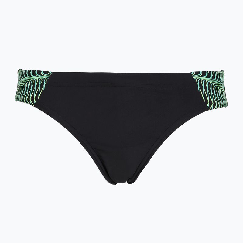 Дамски бански костюм от две части Speedo Placement Raceback 2pc anthracite/clover 6
