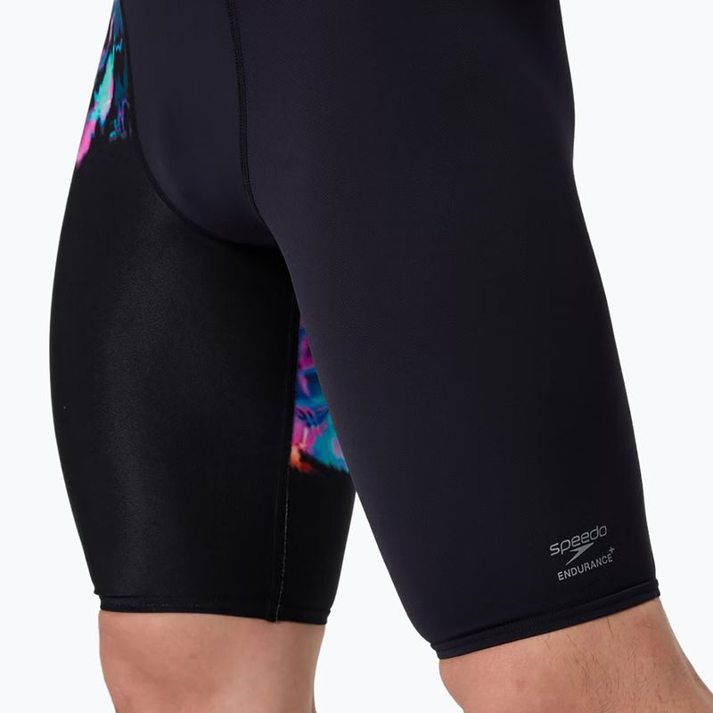 Мъжки шорти за плуване тип клин Speedo Placement Aquashort glitchy garden/black 6
