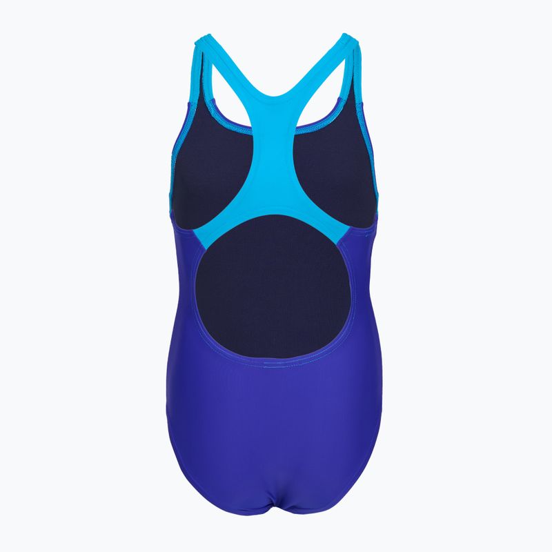 Детски цял бански костюм Speedo Medley Logo Medalist sapphire/mayan blue 2