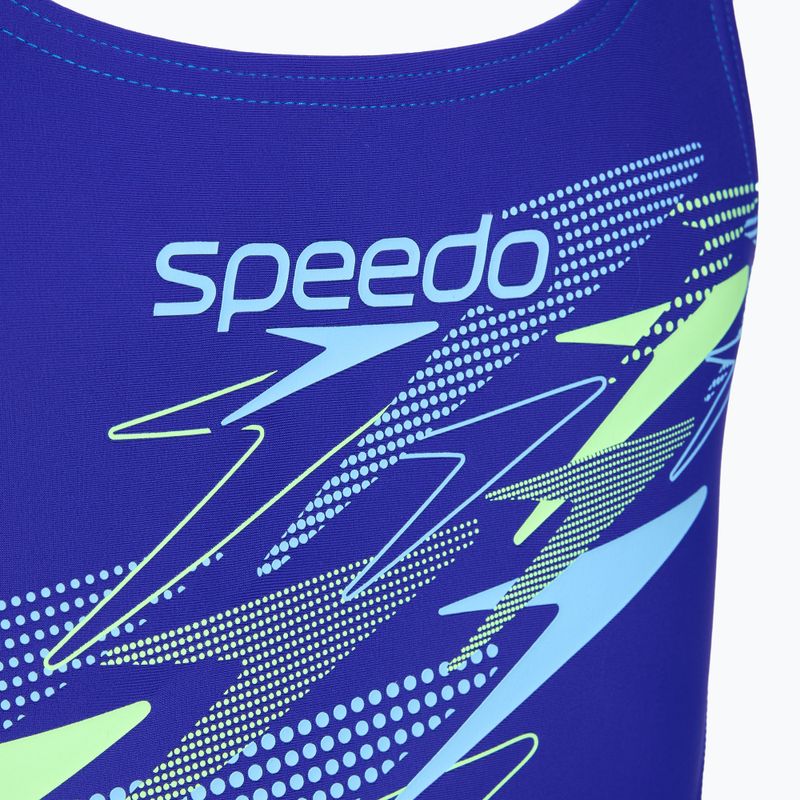 Детски цял бански костюм Speedo Medley Logo Medalist sapphire/mayan blue 3